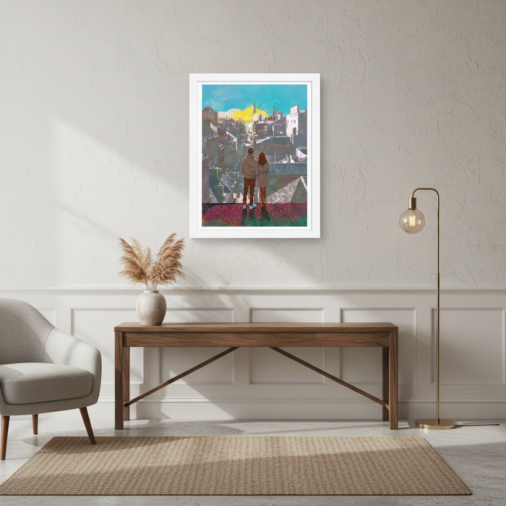 INSITU|Affiche encadrée / Affiche – Affiches, reproductions et œuvres graphiques : œuvre murale pour une décoration intérieure design et contempora