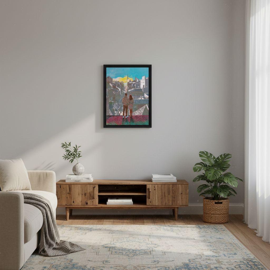 INSITU|Affiche encadrée / Affiche – Affiches, reproductions et œuvres graphiques : œuvre murale pour une décoration intérieure design et contempora