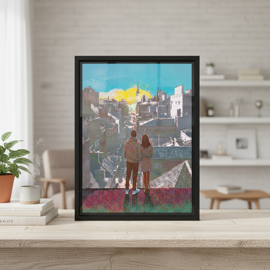 INSITU|Affiche encadrée / Affiche – Affiches, reproductions et œuvres graphiques : œuvre murale pour une décoration intérieure design et contempora