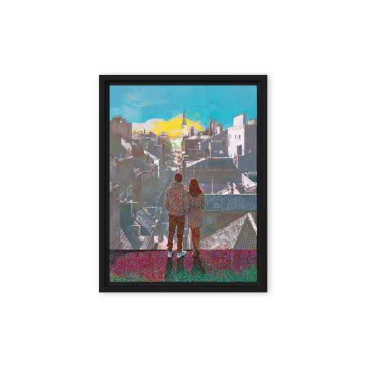 ALS_MOCKUP|arts_lovers_studio_confetti_s_roof|toile_encadree|noir