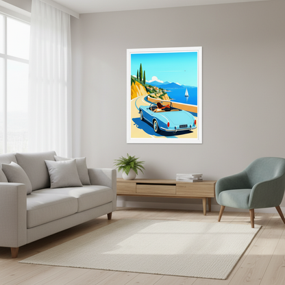 INSITU|Affiche encadrée / Affiche – Affiches, reproductions et œuvres graphiques : œuvre murale pour une décoration intérieure design et contempora