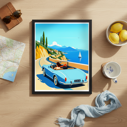 INSITU|Affiche encadrée / Affiche – Affiches, reproductions et œuvres graphiques : œuvre murale pour une décoration intérieure design et contempora