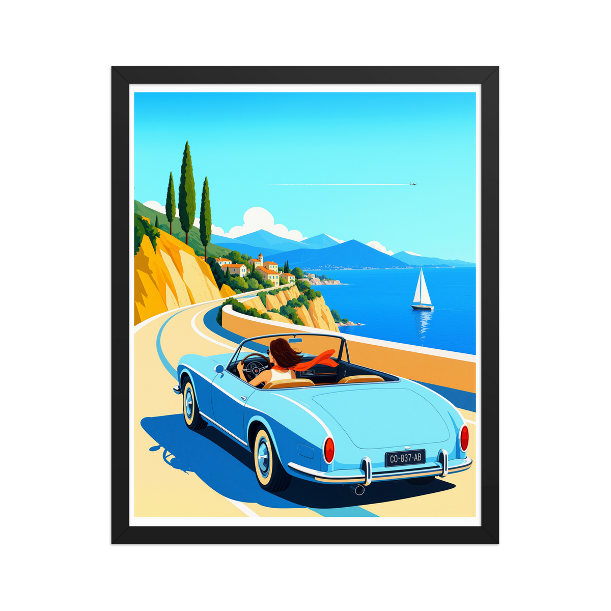 ALS_MOCKUP|arts_lovers_studio_dolce_vita|poster_encadre_premium|noir|16x20in