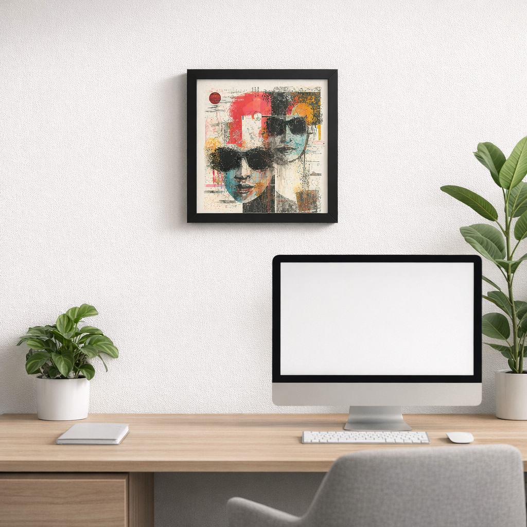 INSITU|Double regards — Arts Lovers Studio | art abstrait, déco design, pop art, art mural | décoration murale, art mural, décoration intérieure