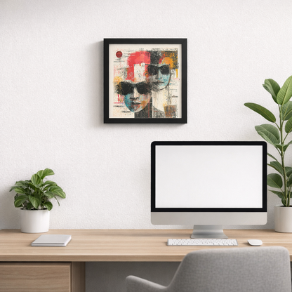 INSITU|Double regards — Arts Lovers Studio | art abstrait, déco design, pop art, art mural | décoration murale, art mural, décoration intérieure