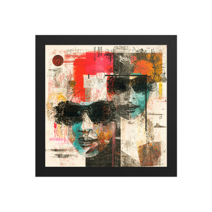 ALS_MOCKUP|arts_lovers_studio_double_regards|poster_encadre_premium|noir