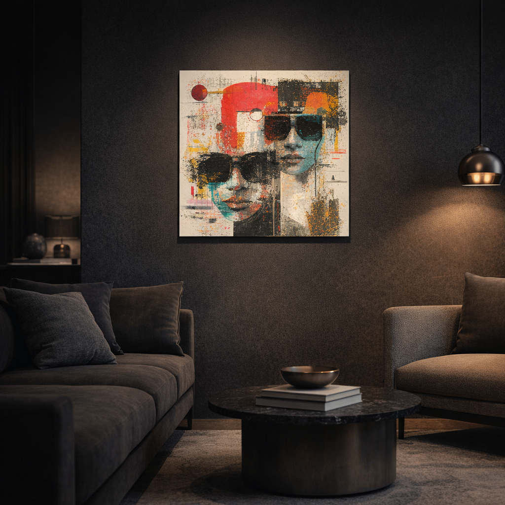 INSITU|Double regards — Arts Lovers Studio | art abstrait, déco design, pop art, art mural | décoration murale, art mural, décoration intérieure