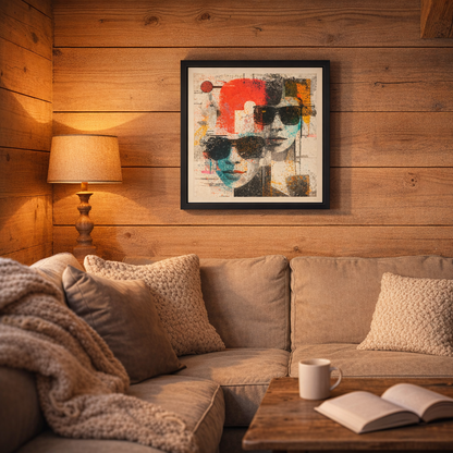 INSITU|Double regards — Arts Lovers Studio | art abstrait, déco design, pop art, art mural | décoration murale, art mural, décoration intérieure