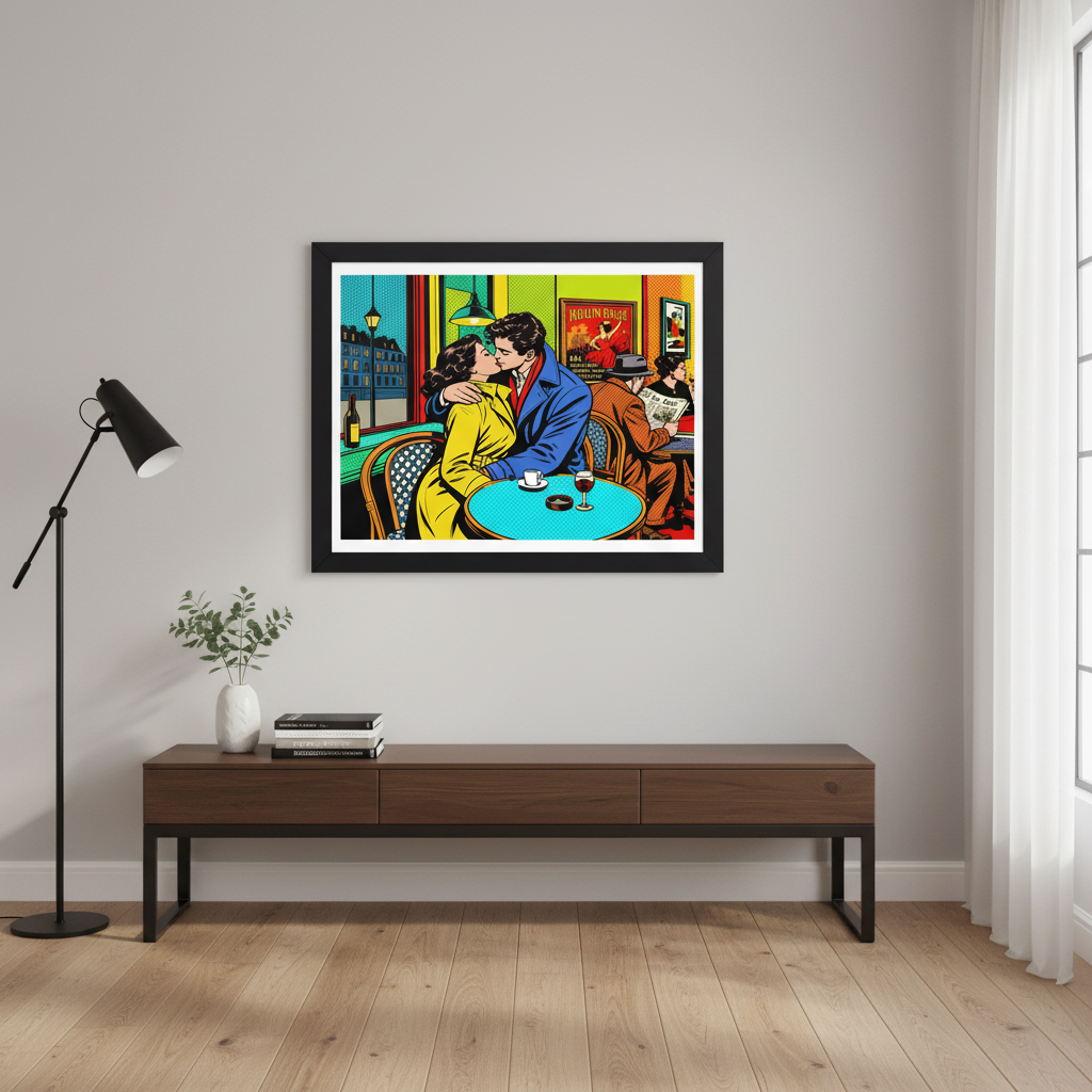 INSITU|Affiche encadrée / Affiche – Affiches, reproductions et œuvres graphiques : œuvre murale pour une décoration intérieure design et contempora