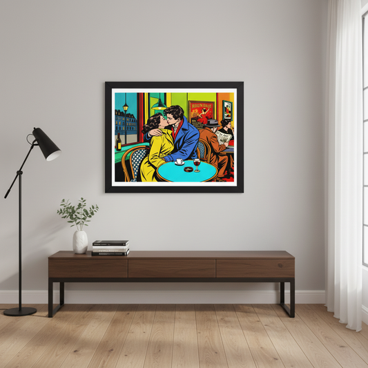 INSITU|Affiche encadrée / Affiche – Affiches, reproductions et œuvres graphiques : œuvre murale pour une décoration intérieure design et contempora