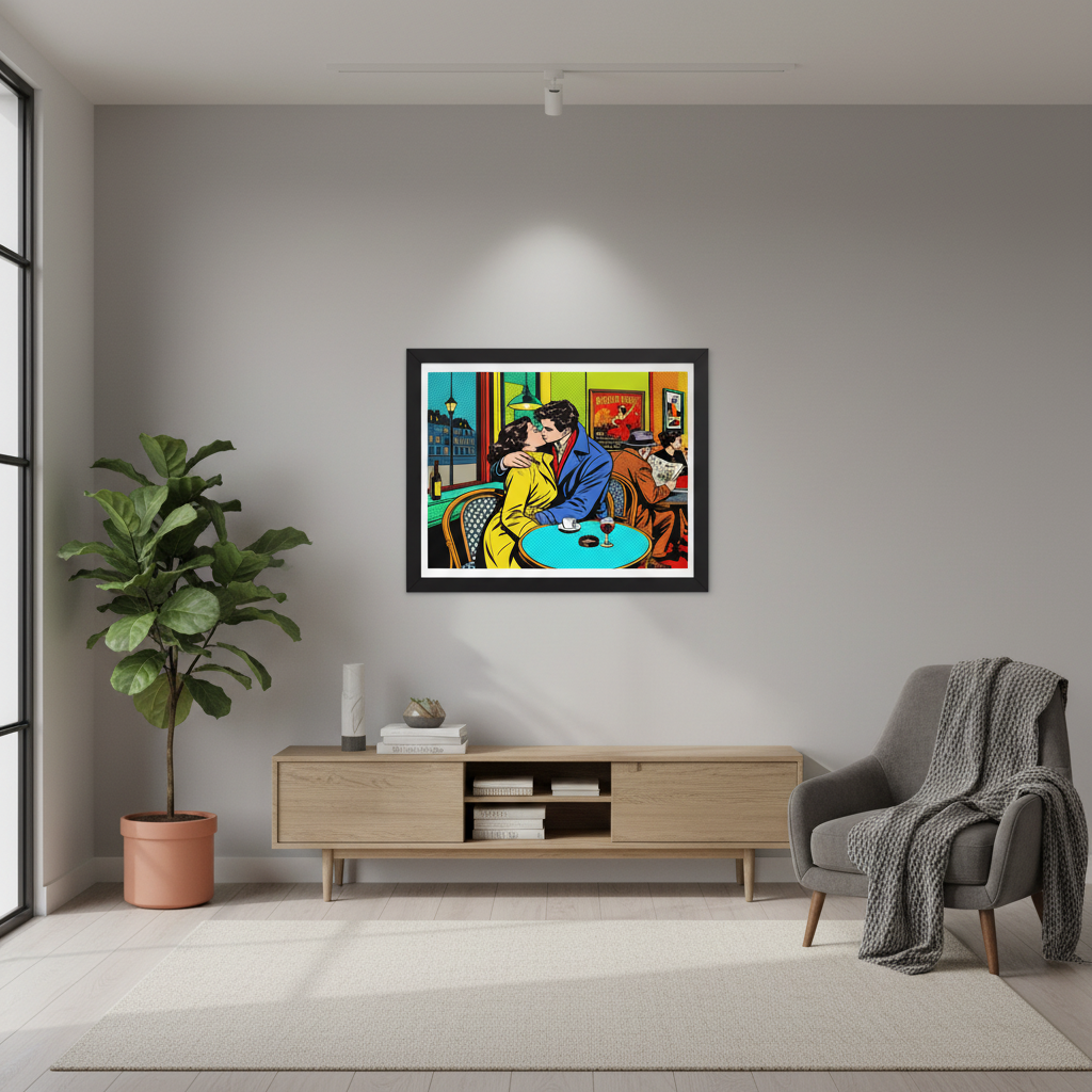 INSITU|Affiche encadrée / Affiche – Affiches, reproductions et œuvres graphiques : œuvre murale pour une décoration intérieure design et contempora