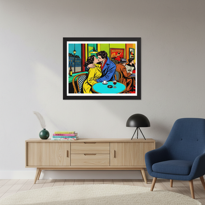 INSITU|Affiche encadrée / Affiche – Affiches, reproductions et œuvres graphiques : œuvre murale pour une décoration intérieure design et contempora