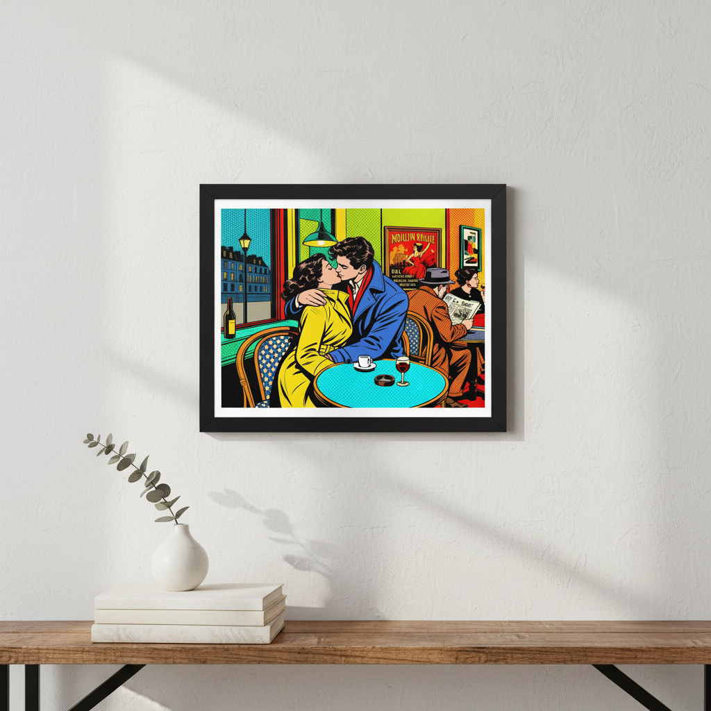 INSITU|Affiche encadrée / Affiche – Affiches, reproductions et œuvres graphiques : œuvre murale pour une décoration intérieure design et contempora