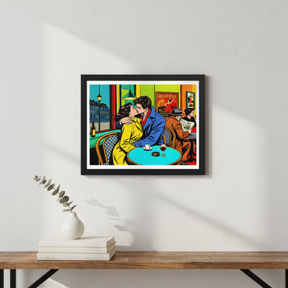 INSITU|Affiche encadrée / Affiche – Affiches, reproductions et œuvres graphiques : œuvre murale pour une décoration intérieure design et contempora