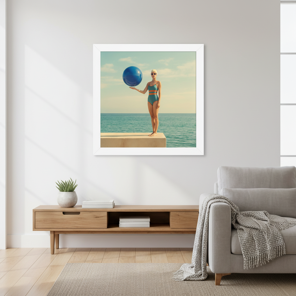 INSITU|Affiche encadrée / Affiche – Affiches, reproductions et œuvres graphiques : œuvre murale pour une décoration intérieure design et contempora