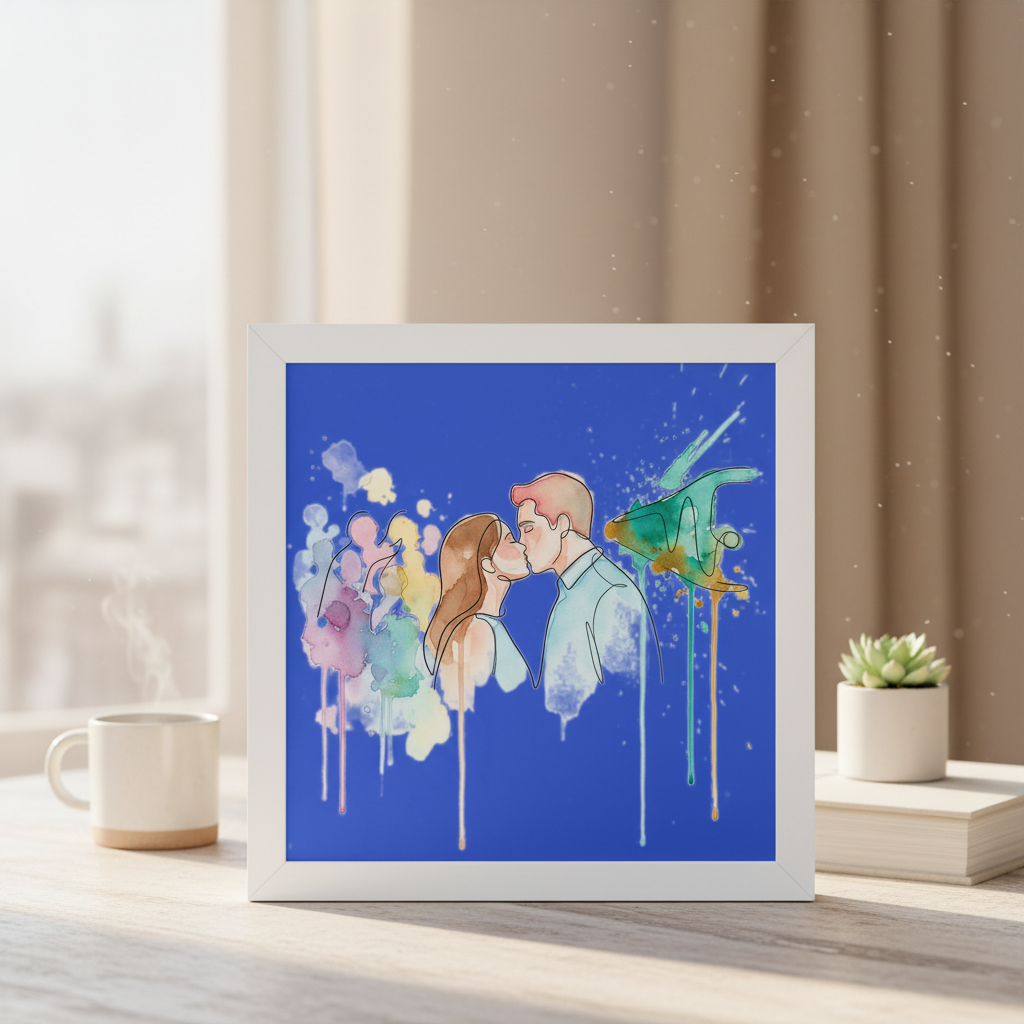 INSITU|l'amour en couleur — Édition d’art — Pop Art et Street Art — œuvre d’art murale, toile encadrée, aquarelle — Arts Lovers Studio | décoration