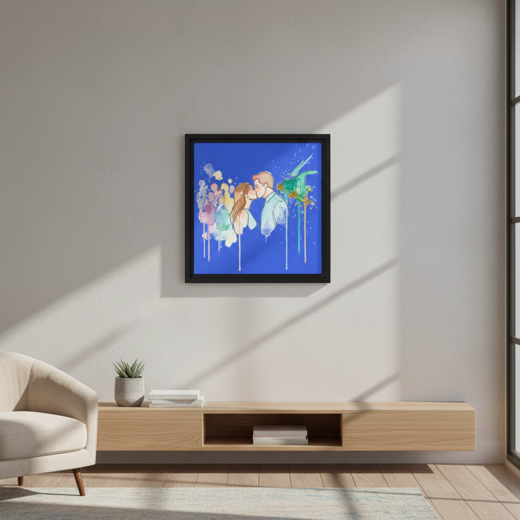 INSITU|l'amour en couleur — Édition d’art — Pop Art et Street Art — œuvre d’art murale, toile encadrée, aquarelle — Arts Lovers Studio | décoration