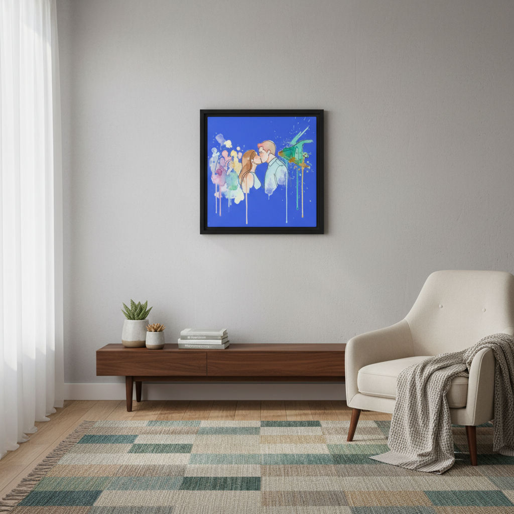 INSITU|l'amour en couleur — Édition d’art — Pop Art et Street Art — œuvre d’art murale, toile encadrée, aquarelle — Arts Lovers Studio | décoration