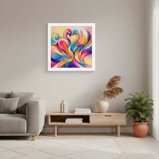 INSITU|Affiche encadrée / Affiche – Affiches, reproductions et œuvres graphiques : œuvre murale pour une décoration intérieure design et contempora