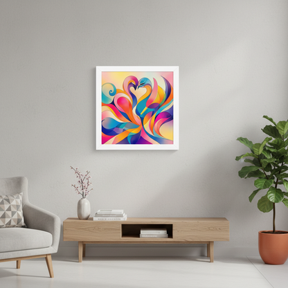 INSITU|Affiche encadrée / Affiche – Affiches, reproductions et œuvres graphiques : œuvre murale pour une décoration intérieure design et contempora