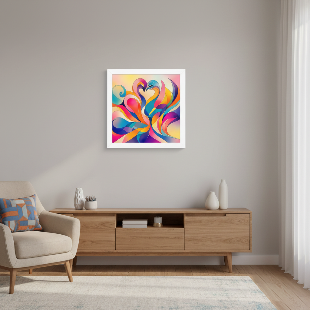 INSITU|Affiche encadrée / Affiche – Affiches, reproductions et œuvres graphiques : œuvre murale pour une décoration intérieure design et contempora
