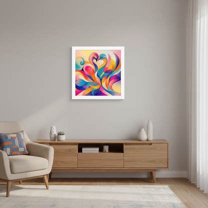 INSITU|Affiche encadrée / Affiche – Affiches, reproductions et œuvres graphiques : œuvre murale pour une décoration intérieure design et contempora
