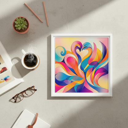 INSITU|Affiche encadrée / Affiche – Affiches, reproductions et œuvres graphiques : œuvre murale pour une décoration intérieure design et contempora
