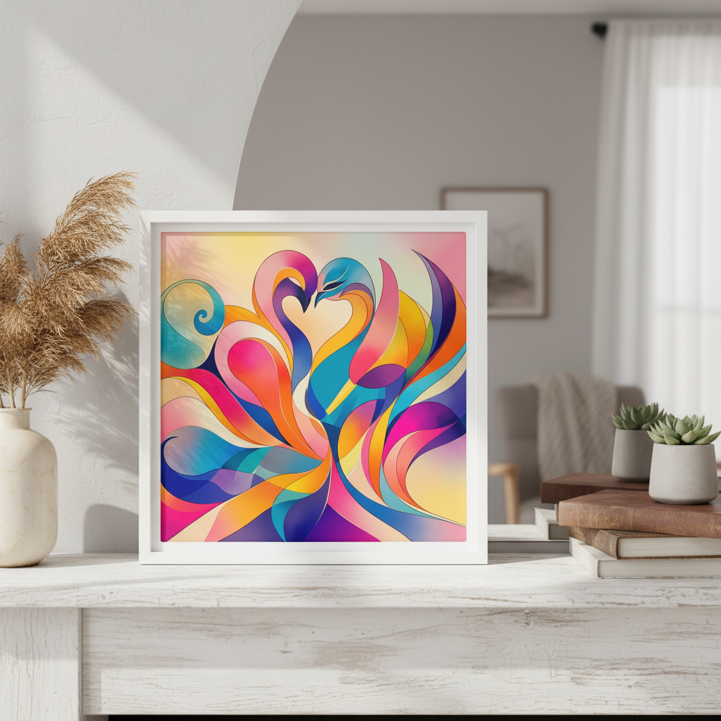 INSITU|Affiche encadrée / Affiche – Affiches, reproductions et œuvres graphiques : œuvre murale pour une décoration intérieure design et contempora