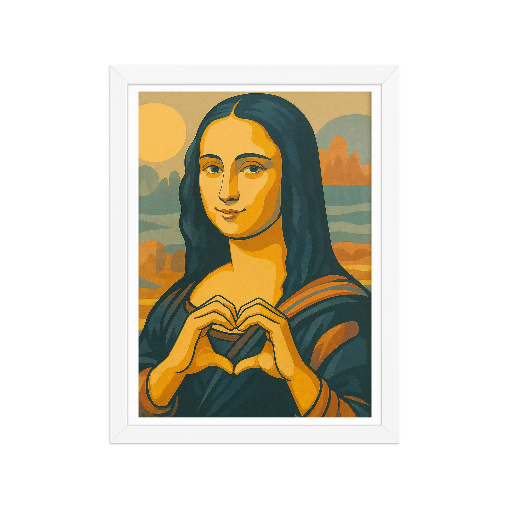 ALS_MOCKUP|arts_lovers_studio_mona_in_love|poster_encadre_premium|blanc