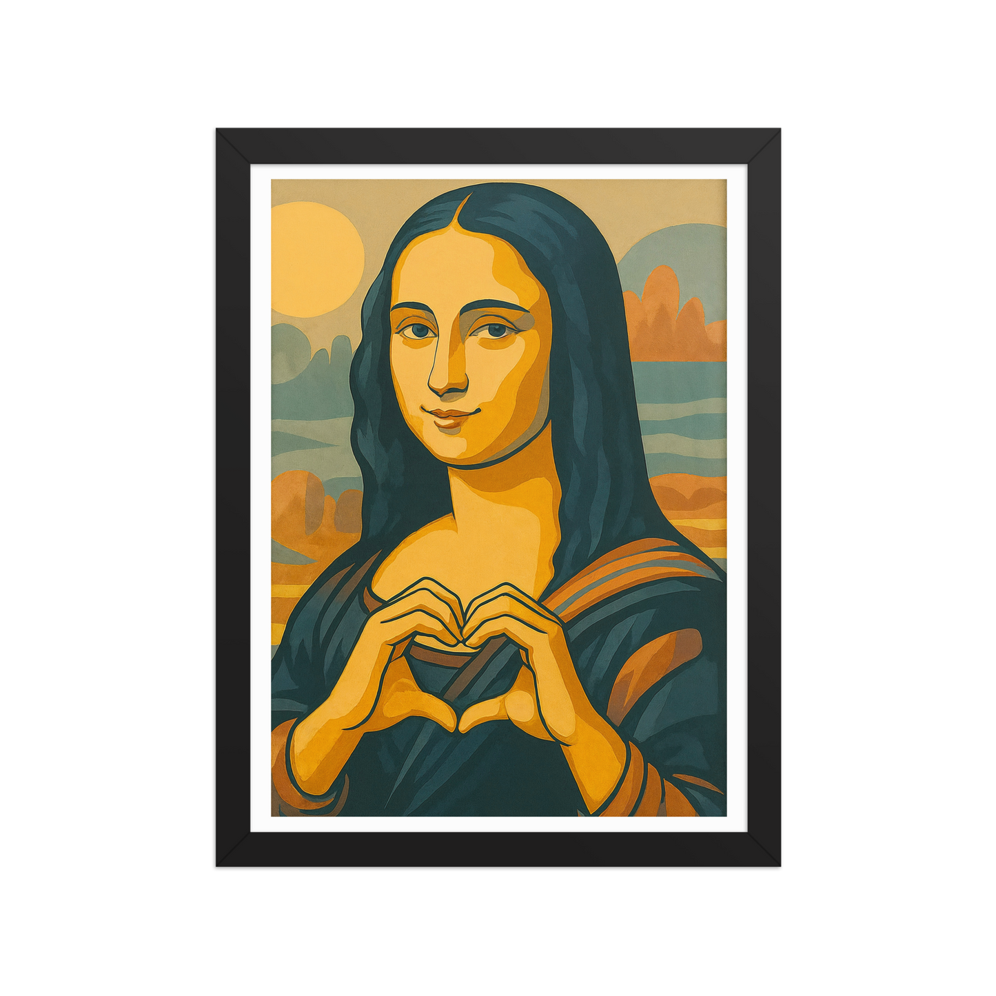 ALS_MOCKUP|arts_lovers_studio_mona_in_love|poster_encadre_premium|noir