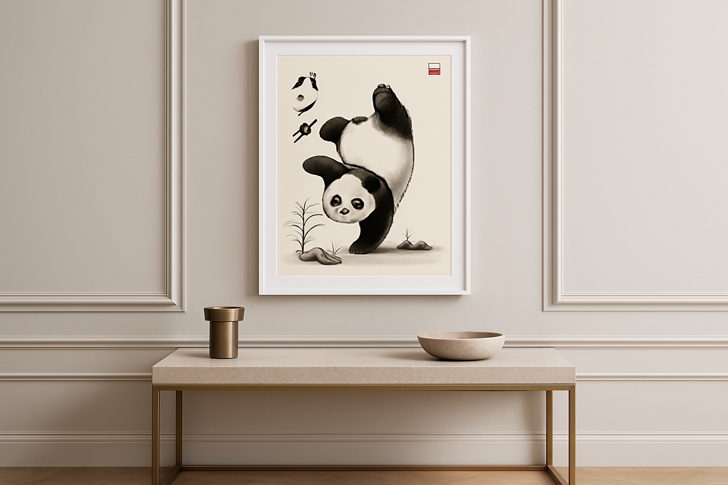 INSITU|Affiche encadrée / Affiche – Affiches, reproductions et œuvres graphiques : œuvre murale pour une décoration intérieure design et contempora