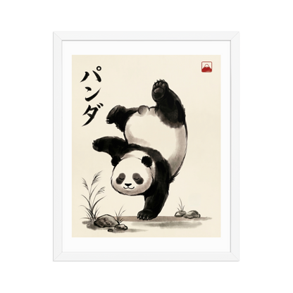 ALS_MOCKUP|arts_lovers_studio_panda_zen_sumi_e|poster_encadre_premium|blanc