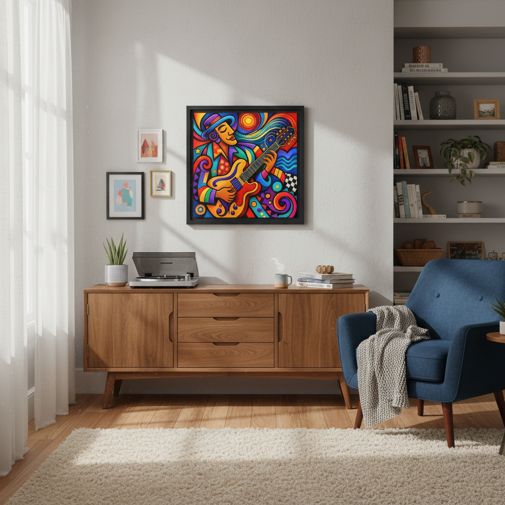 INSITU|Affiche encadrée / Affiche – Affiches, reproductions et œuvres graphiques : œuvre murale pour une décoration intérieure design et contempora
