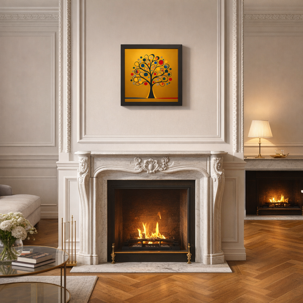 INSITU|When Klimt met Mondrian — Arts Lovers Studio | Gustav Klimt, art nouveau, déco chic, art mural | décoration murale, art mural, décoration in