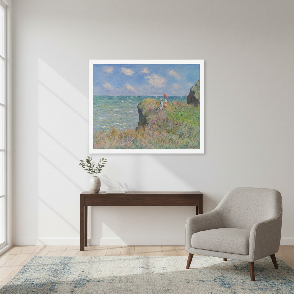 INSITU|Affiche encadrée / Affiche – Affiches, reproductions et œuvres graphiques, Claude Monet : œuvre murale pour une décoration intérieure design