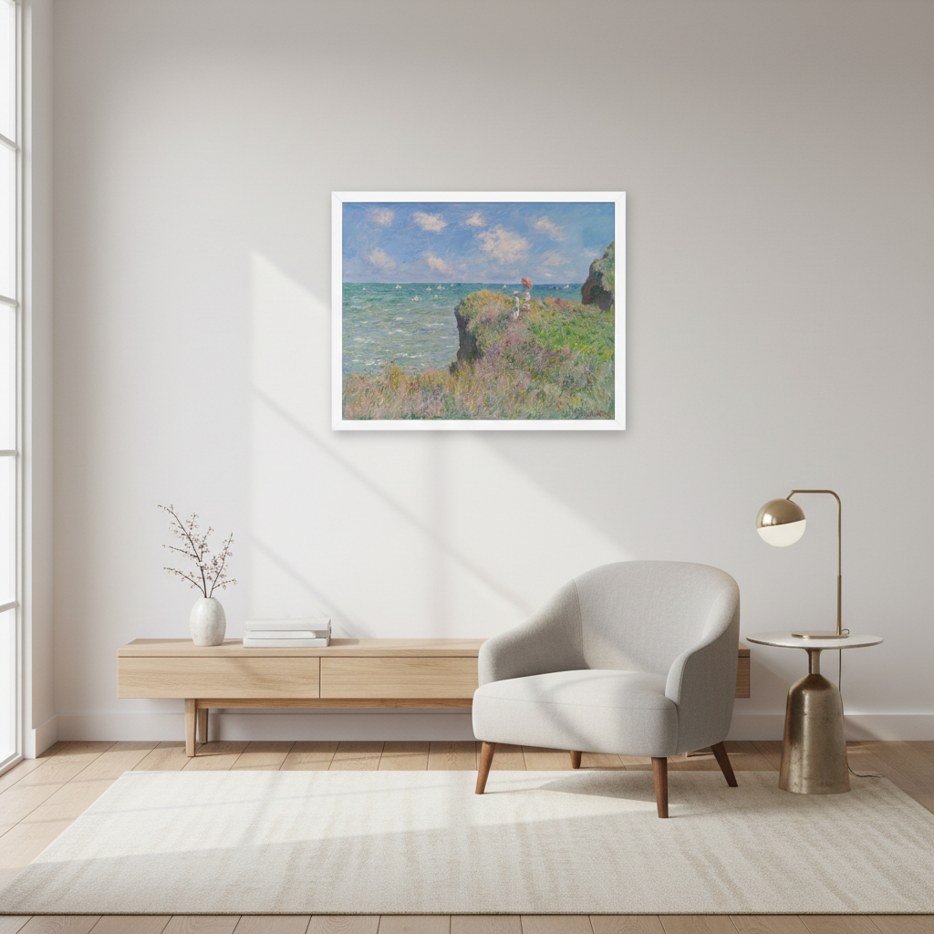 INSITU|Affiche encadrée / Affiche – Affiches, reproductions et œuvres graphiques, Claude Monet : œuvre murale pour une décoration intérieure design