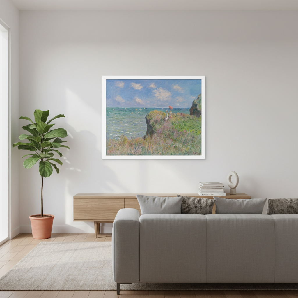 INSITU|Affiche encadrée / Affiche – Affiches, reproductions et œuvres graphiques, Claude Monet : œuvre murale pour une décoration intérieure design