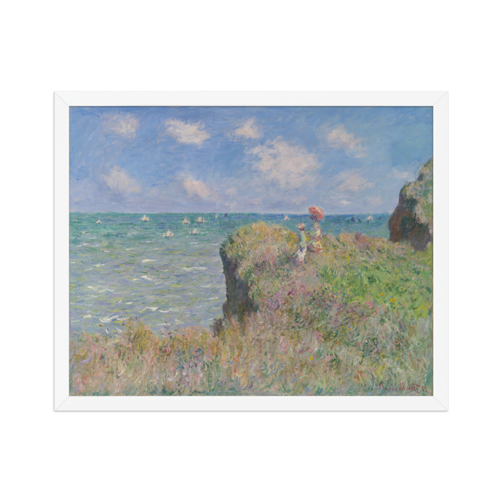 ALS_MOCKUP|claude_monet_promenade_sur_les_falaises_de_pourville|poster_encadre_premium|blanc|16x20in