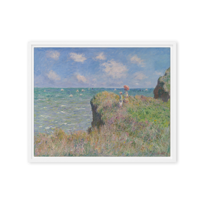 ALS_MOCKUP|claude_monet_promenade_sur_les_falaises_de_pourville|toile_encadree|blanc|16x20in