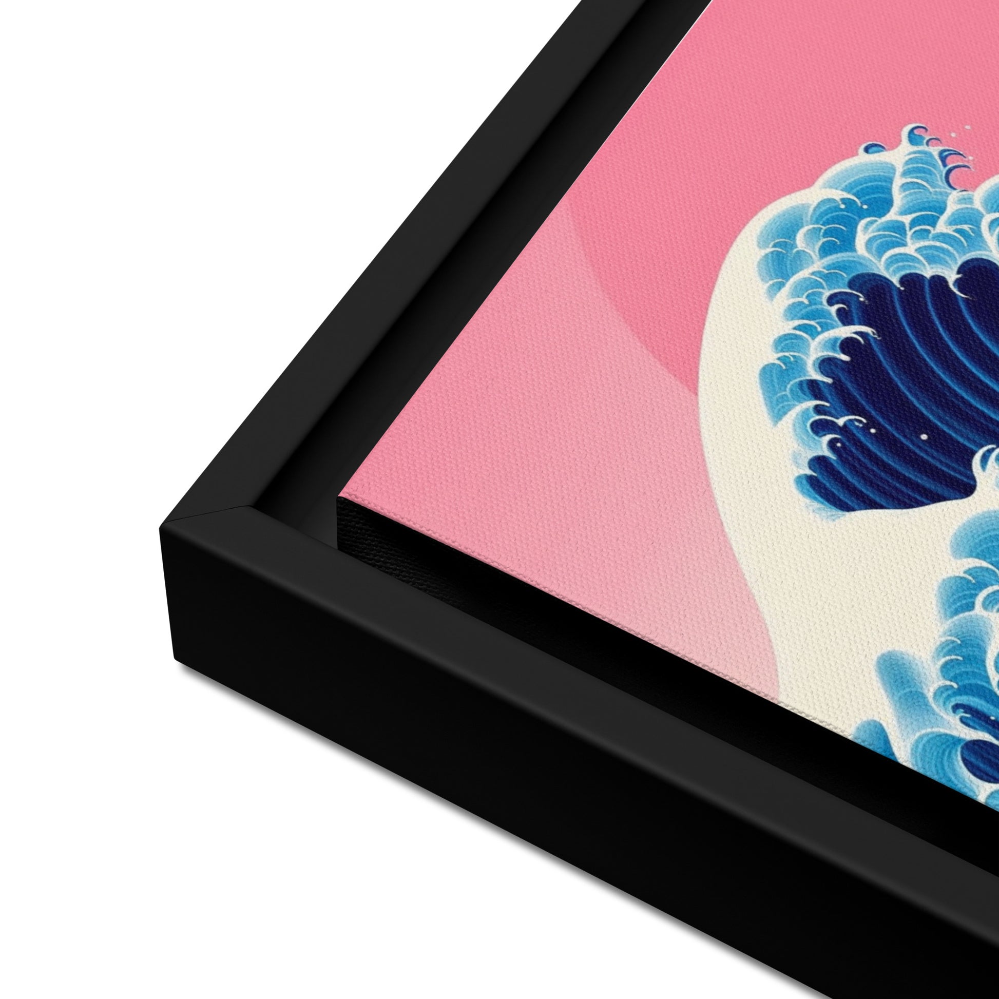 Tableau Pop-art d'inspiration Hokusai la Vague du mont Fuji revisitée