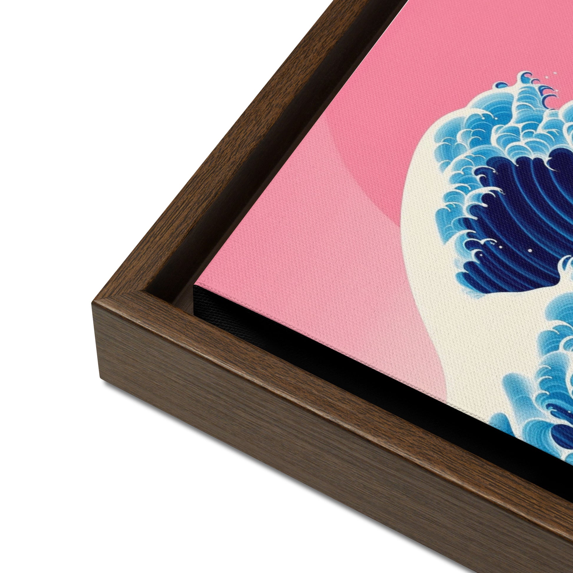 Tableau Pop-art d'inspiration Hokusai la Vague du mont Fuji revisitée