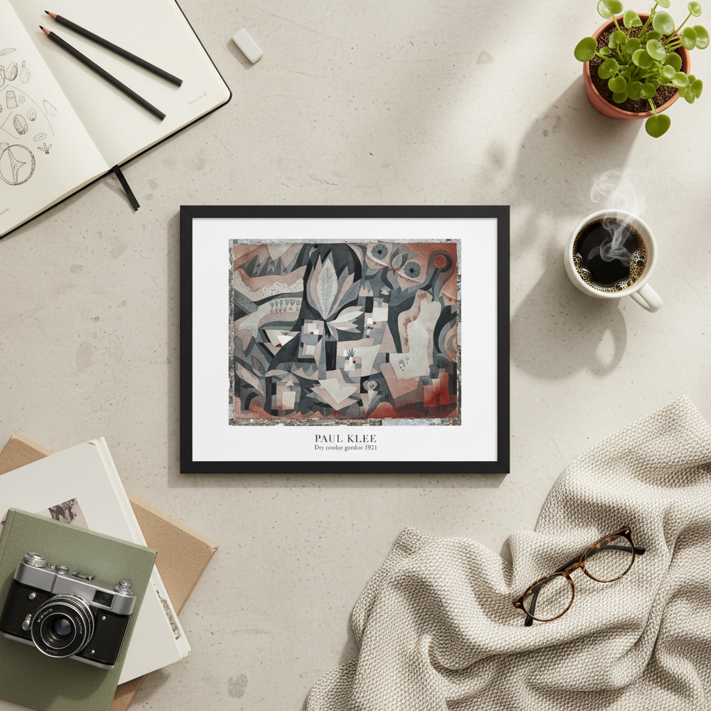 INSITU|Affiche encadrée / Affiche – Affiches, reproductions et œuvres graphiques, Paul Klee : œuvre murale pour une décoration intérieure design et