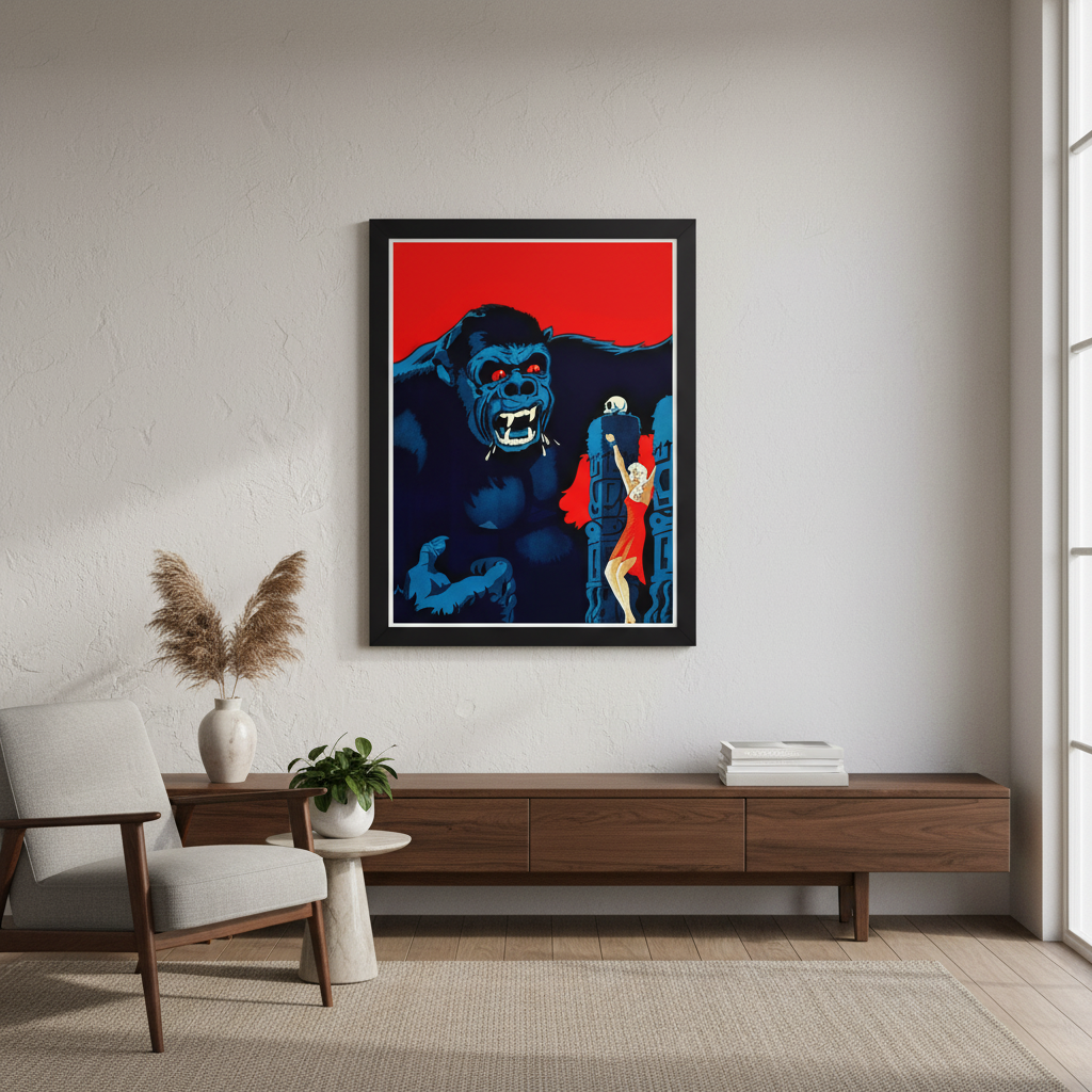 INSITU|King Kong (1933) — Édition d’art — Vintage — RKO Radio Pictures — œuvre d’art murale, Danish cinema — RKO Radio Pictures | décoration murale