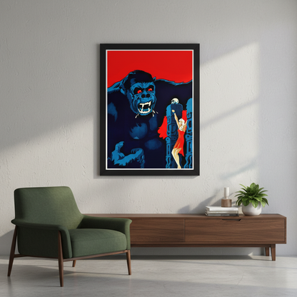 INSITU|King Kong (1933) — Édition d’art — Vintage — RKO Radio Pictures — œuvre d’art murale, Danish cinema — RKO Radio Pictures | décoration murale