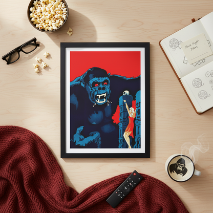 INSITU|King Kong (1933) — Édition d’art — Vintage — RKO Radio Pictures — œuvre d’art murale, Danish cinema — RKO Radio Pictures | décoration murale