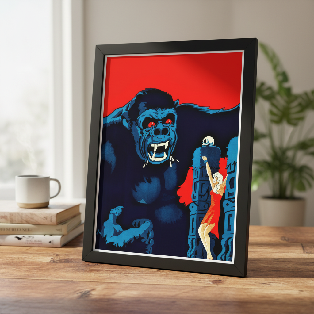 INSITU|King Kong (1933) — Édition d’art — Vintage — RKO Radio Pictures — œuvre d’art murale, Danish cinema — RKO Radio Pictures | décoration murale